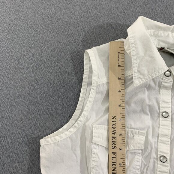 Harley Davidson Shirt Womens Small 110th Anniversary Sleeveless Embroidered Tank - Picture 3 of 9